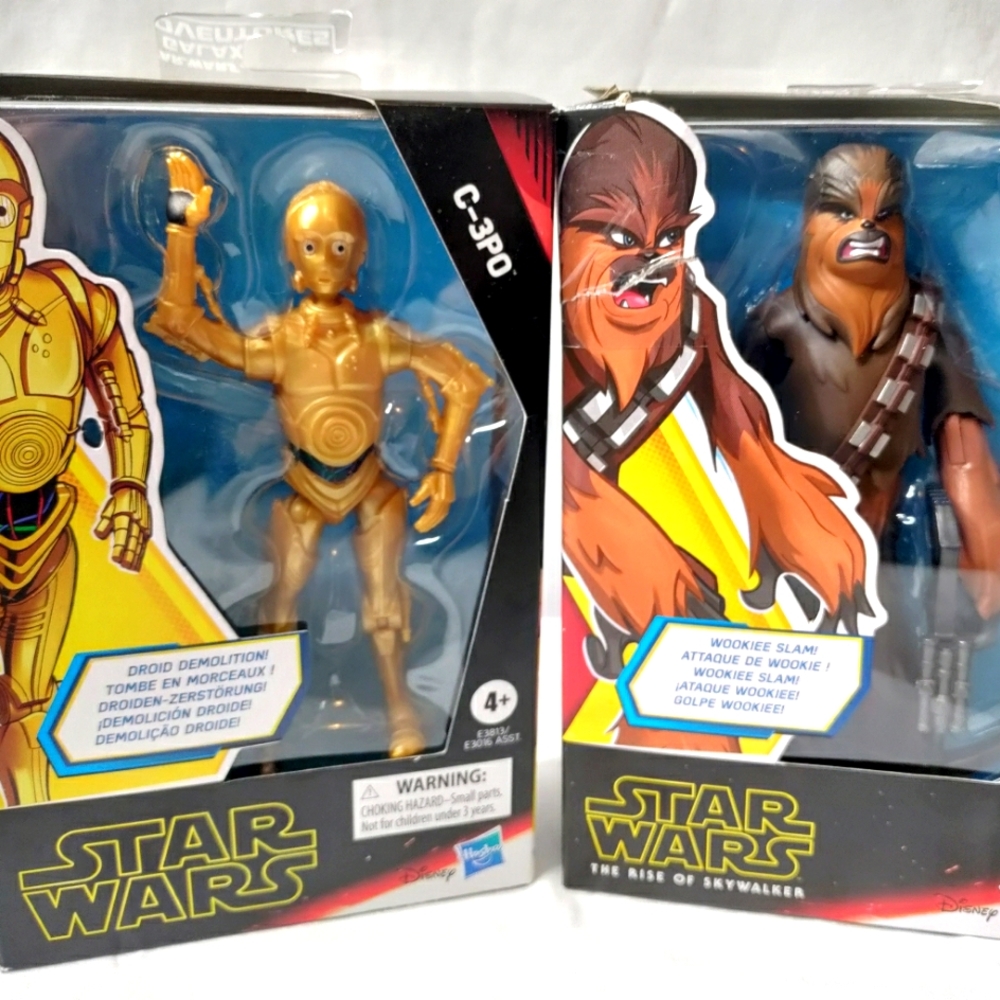 Hasbro Star Wars: Galaxy of Adventures - Chewbacca and C-3PO Action Figures